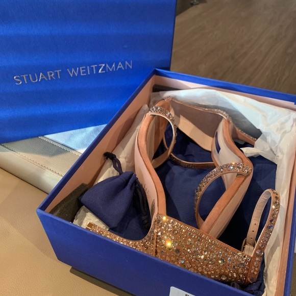 Stuart Weitzman Crystal Sandals - Picture 11 of 16